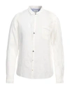 Berna Man Shirt White Size Xxl Linen