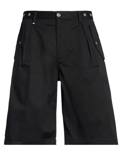 Berna Man Shorts & Bermuda Shorts Black Size 28 Cotton, Elastane