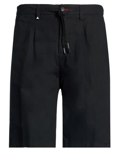 Berna Man Shorts & Bermuda Shorts Black Size 36 Linen, Cotton