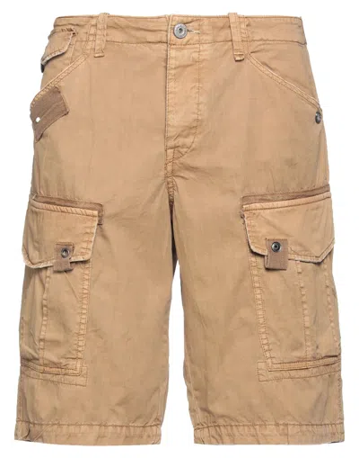 Berna Man Shorts & Bermuda Shorts Camel Size 36 Cotton In Beige