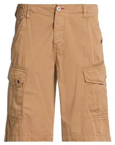 Berna Man Shorts & Bermuda Shorts Camel Size 42 Cotton In Brown