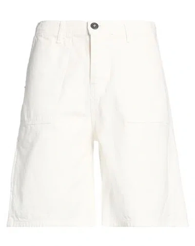 Berna Man Shorts & Bermuda Shorts Cream Size 28 Cotton In White