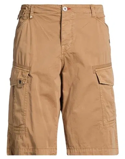 Berna Man Shorts & Bermuda Shorts Khaki Size 42 Cotton In Brown