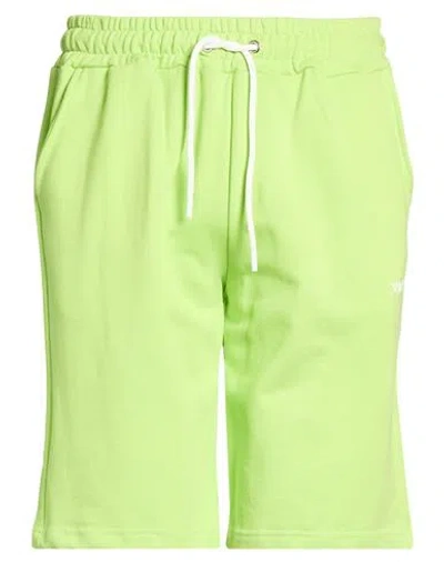 Berna Man Shorts & Bermuda Shorts Lime Green Size Xxl Cotton