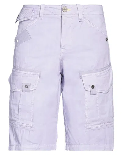 Berna Man Shorts & Bermuda Shorts Mauve Size 32 Cotton In Purple
