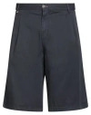 Berna Man Shorts & Bermuda Shorts Midnight Blue Size 38 Cotton, Elastane In Blue