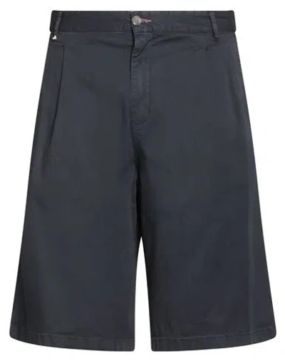 Berna Man Shorts & Bermuda Shorts Midnight Blue Size 38 Cotton, Elastane