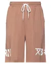 Berna Man Shorts & Bermuda Shorts Tan Size 3 Cotton In Brown