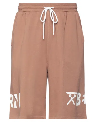 Berna Man Shorts & Bermuda Shorts Tan Size 3 Cotton In Brown
