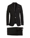 Berna Man Suit Black Size 44 Polyester, Viscose, Elastane In Black