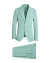Berna Man Suit Sage Green Size 42 Polyester, Viscose, Elastane