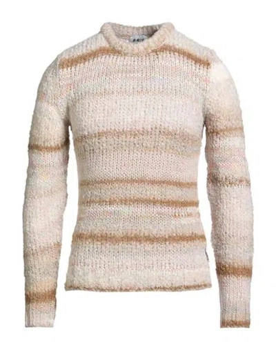 Berna Man Sweater Beige Size S Wool, Acrylic, Viscose, Alpaca Wool