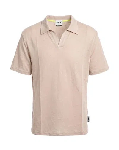 Berna Man Sweater Beige Size Xl Linen In Neutral