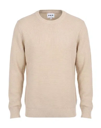 Berna Man Sweater Beige Size Xxl Cotton