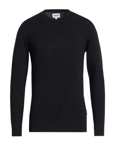 Berna Man Sweater Black Size 3xl Viscose, Polyamide