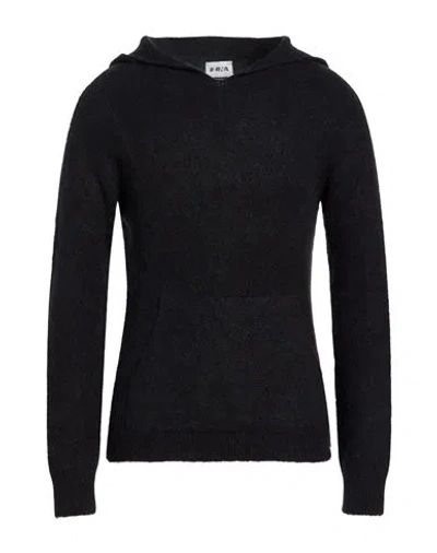 Berna Man Sweater Black Size M Alpaca Wool, Wool, Polyamide, Acrylic, Elastane