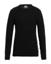 Berna Man Sweater Black Size Xl Wool, Mohair Wool, Polyamide, Acrylic In Black