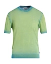 Berna Man Sweater Blue Size Xl Cotton In Blue