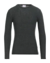 Berna Man Sweater Dark Green Size S Acrylic, Cotton, Polyester In Green