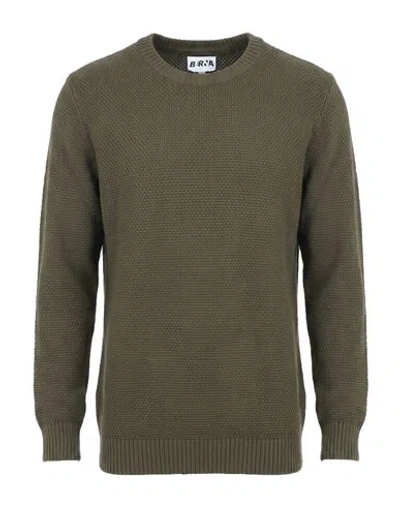 Berna Man Sweater Dark Green Size Xxl Cotton