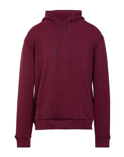 Berna Man Sweater Garnet Size Xl Polyester, Viscose, Cashmere In Red