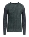 Berna Man Sweater Green Size S Wool, Acrylic, Viscose, Alpaca Wool In Green