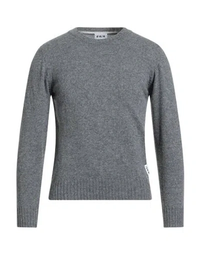 Berna Man Sweater Grey Size M Wool, Polyamide In Gray