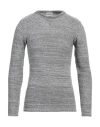 Berna Man Sweater Grey Size S Acrylic, Cotton, Polyester