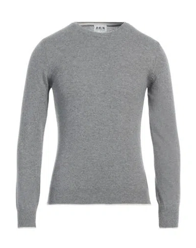 Berna Man Sweater Grey Size S Polyamide, Wool, Viscose, Cashmere In Gray
