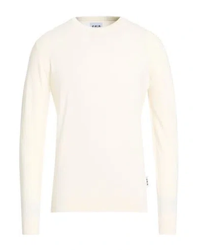 Berna Man Sweater Ivory Size 3xl Viscose, Polyamide In White
