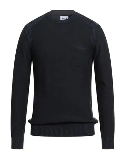 Berna Man Sweater Midnight Blue Size L Acrylic, Wool