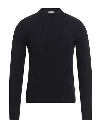 Berna Man Sweater Midnight Blue Size L Wool, Acrylic, Viscose, Polyamide, Polyester