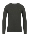 Berna Man Sweater Military Green Size S Wool, Polyamide