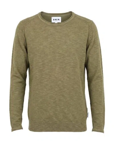 Berna Man Sweater Military Green Size S Cotton