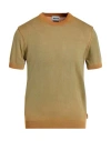 Berna Man Sweater Military Green Size Xxl Cotton