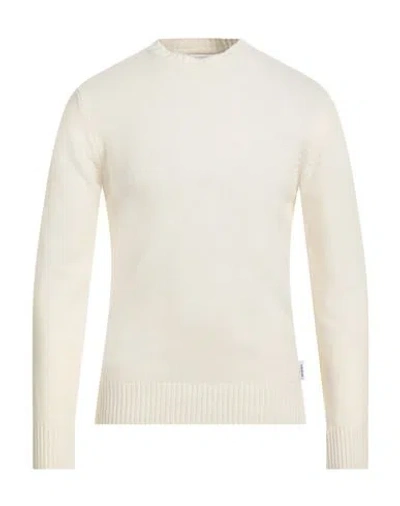Berna Man Sweater Off White Size Xl Wool, Polyamide