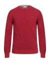 Berna Man Sweater Red Size Xxl Wool, Viscose, Polyamide, Cashmere