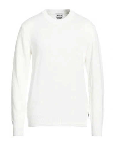 Berna Man Sweater White Size Xxl Organic Cotton, Polyamide
