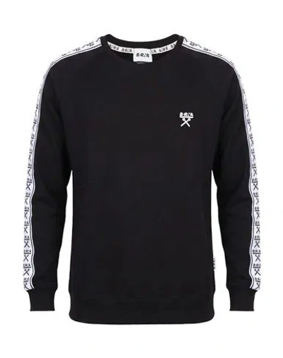Berna Man Sweatshirt Black Size L Cotton