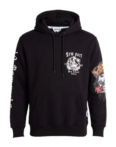 Berna Man Sweatshirt Black Size S Cotton, Polyester