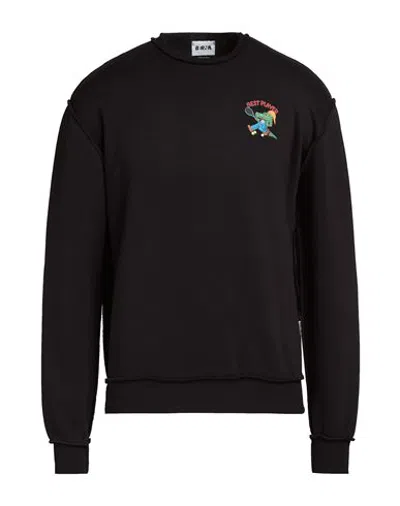 Berna Man Sweatshirt Black Size S Cotton, Polyester
