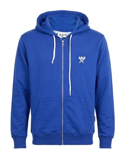 Berna Man Sweatshirt Blue Size M Cotton, Polyester