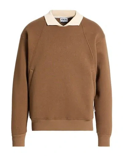 Berna Man Sweatshirt Brown Size L Cotton, Polyester