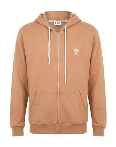 Berna Man Sweatshirt Camel Size S Cotton, Polyester In Nude