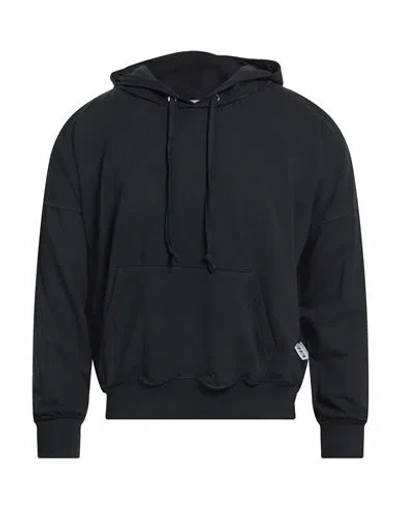 Berna Man Sweatshirt Charcoal Size Xl Cotton, Elastane In Gray