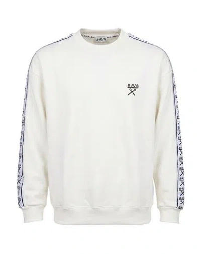 Berna Man Sweatshirt Cream Size L Cotton, Polyester In White