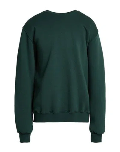 Berna Man Sweatshirt Dark Green Size Xxl Cotton, Polyester