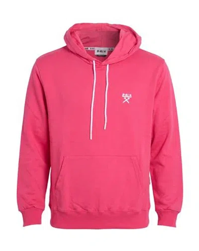 Berna Man Sweatshirt Fuchsia Size S Cotton, Polyester In Pink