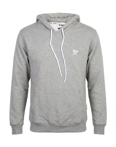 Berna Man Sweatshirt Grey Size M Cotton, Polyester In Gray