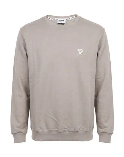 Berna Man Sweatshirt Grey Size M Cotton, Polyester In Gray